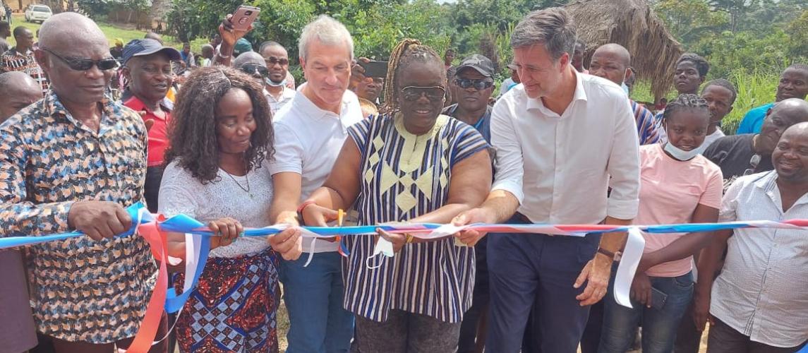 CUTTING OF THE RIBBON ON TRACK ONE