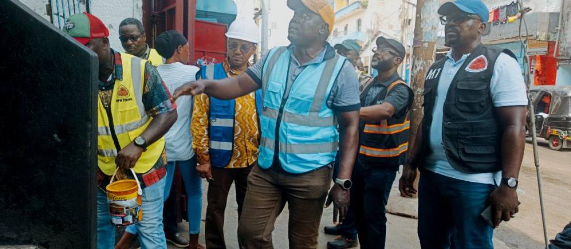 Ministry of Public Works & the Liberia Water and Sewer Cooperation Collaborate to Restore Sanity to Monrovia City