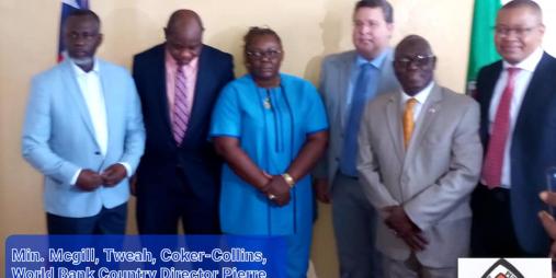 The launch of a landmark project: The Liberia Urban Resilience Project.